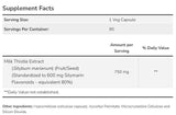 Milk Thistle Extract 750 mg - 90 κάψουλες