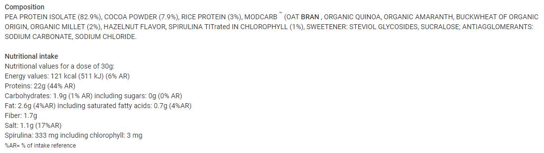 Πρωτεΐνη vegan | Τρίτες πηγές - 30 γραμμάρια