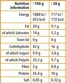 Πρωτεΐνη pops | με 26% πρωτεΐνη - 38 γραμμάρια