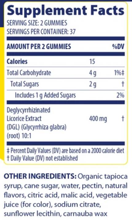 DGL ΣΤΟΜΑ ΣΤΟΙΧΕΙΟ ΣΤΟΙΧΕΙΟ - 74 Gummies