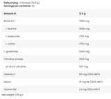 Αναβολικός πάγος BCAA | Με L -Glutamine & Citrulline Malate - 375 γραμμάρια