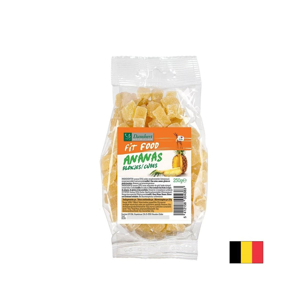 Αποξηραμένοι κύβοι ανανά, 250 g