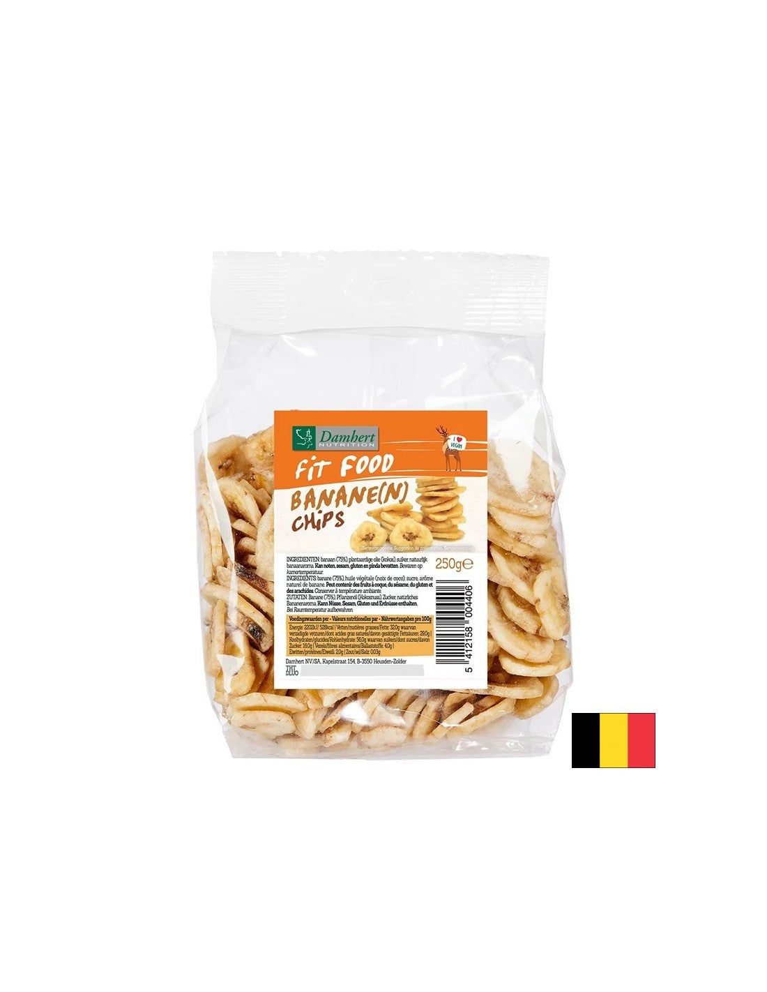 Αποξηραμένα τσιπ μπανάνας, 250 g