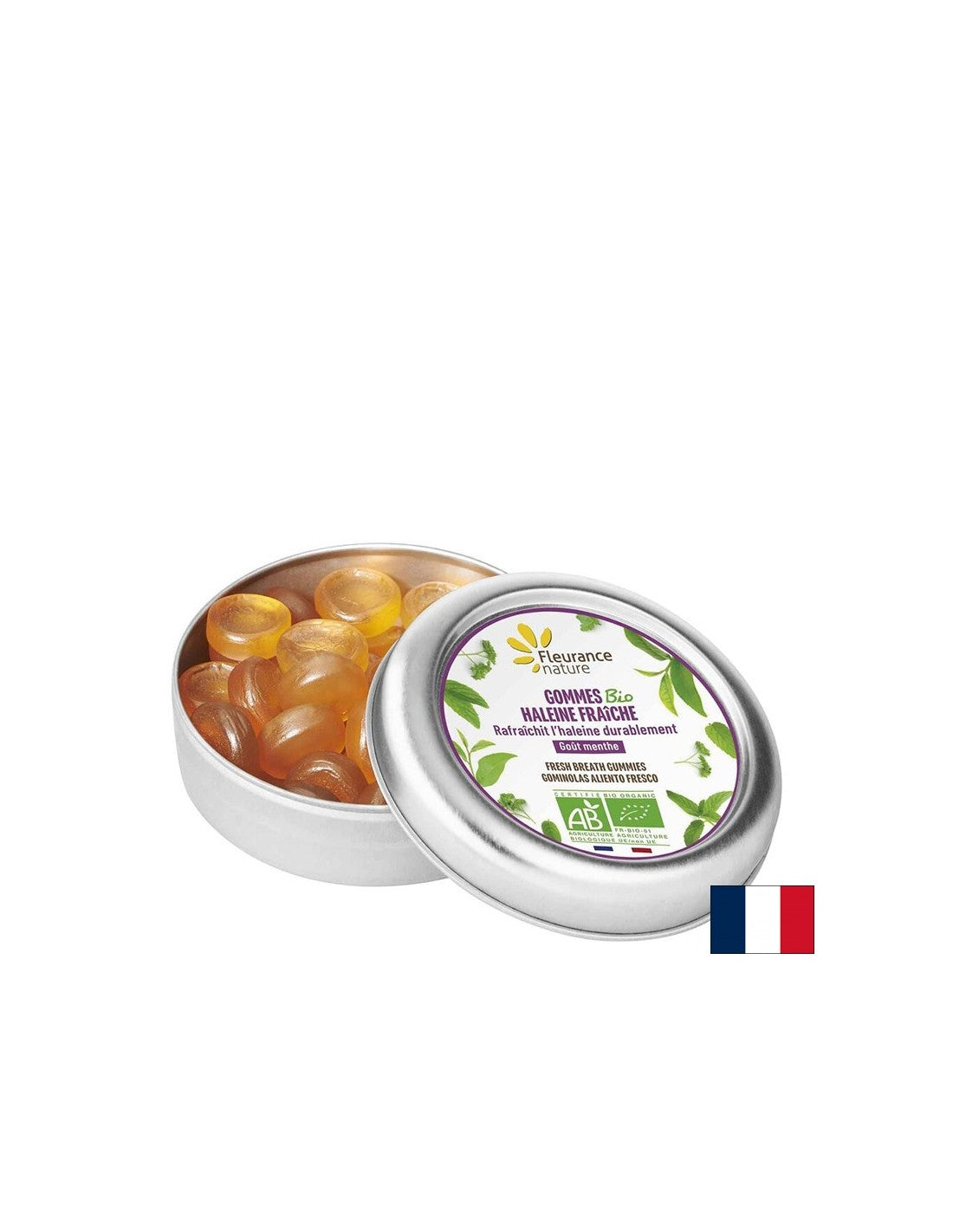 Φρέσκια αναπνοή Gummi, 35 g φύση Fleurance