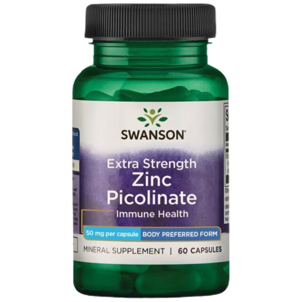 Επιπλέον αντοχή ψευδαργύρου picolinate 50 mg - 60 κάψουλες