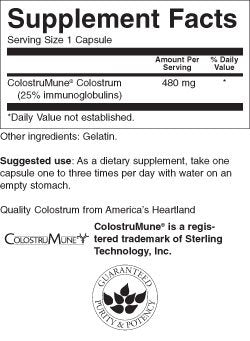 Colostrum 480 mg 60 κάψουλες