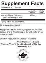 Colostrum 480 mg 60 κάψουλες