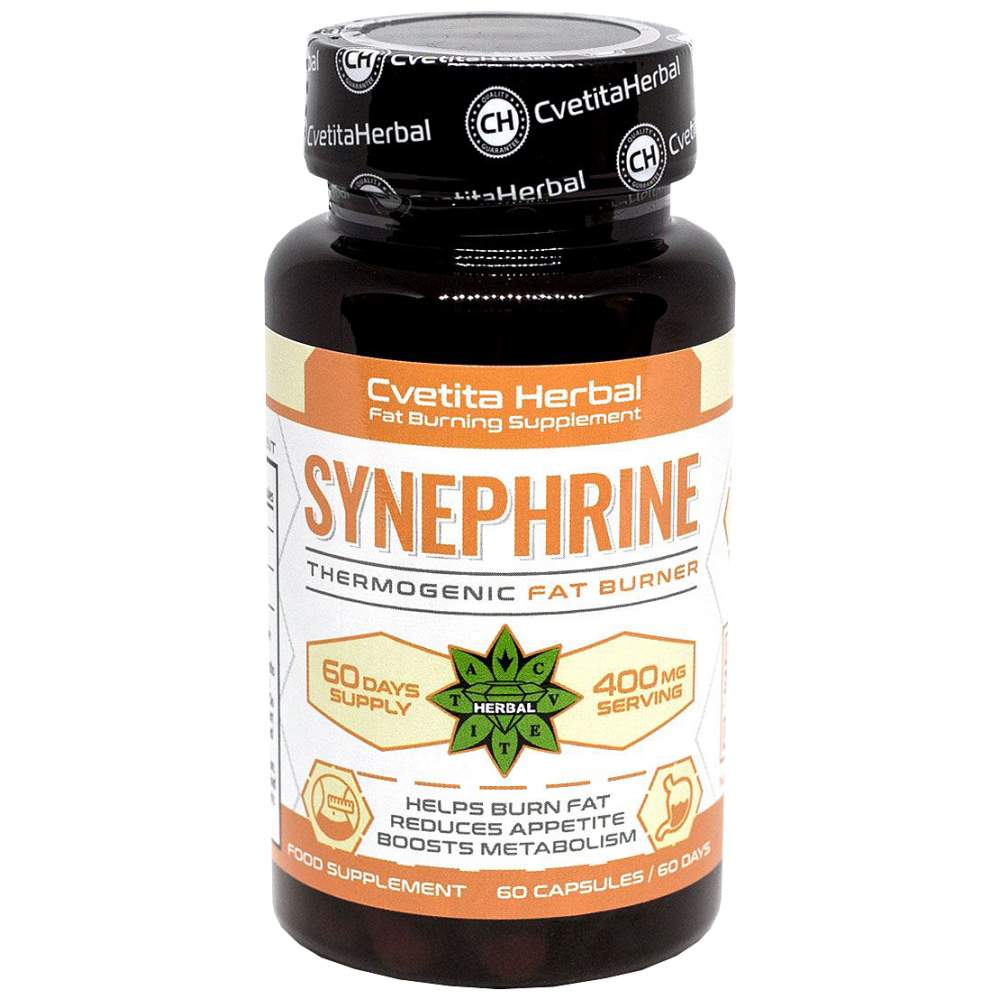 Synephrine - πικρό πορτοκαλί εκχύλισμα 400 mg - 60 κάψουλες