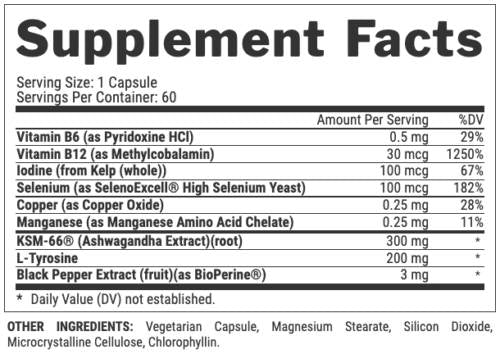 Lipo 6 Black Thyrolean Ultra Concentrate | Μεταβολικός τύπος θυρεοειδούς - 60 κάψουλες
