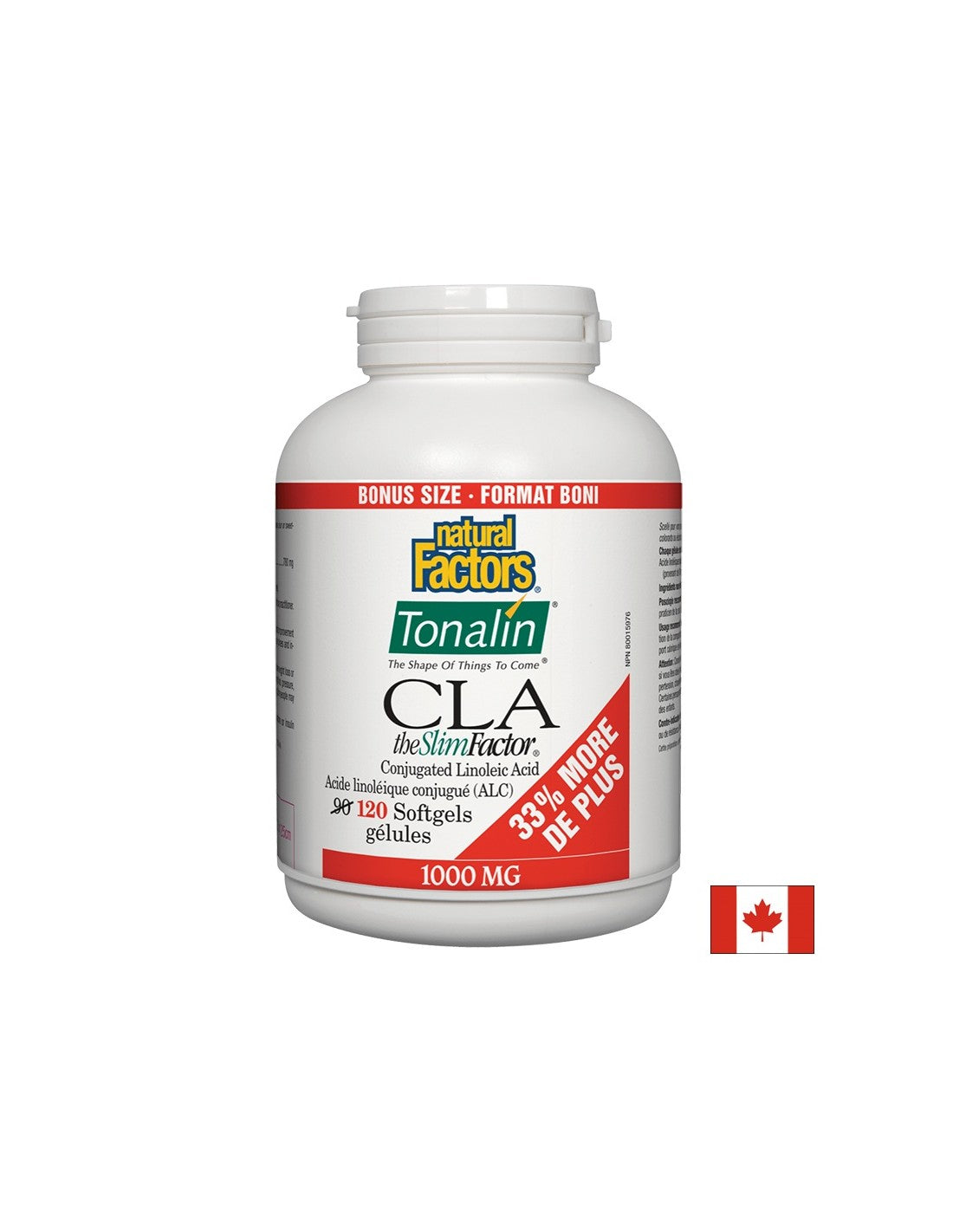 Tonalin CLA 1000 mg - 120 κάψουλες γέλης