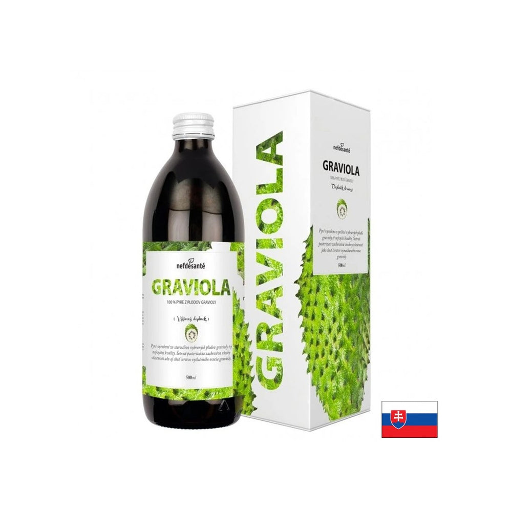 Graviola πουρέ (φρούτα) - Τόνος και ισχυρή ανοσία, 500 ml, 10 δόσεις