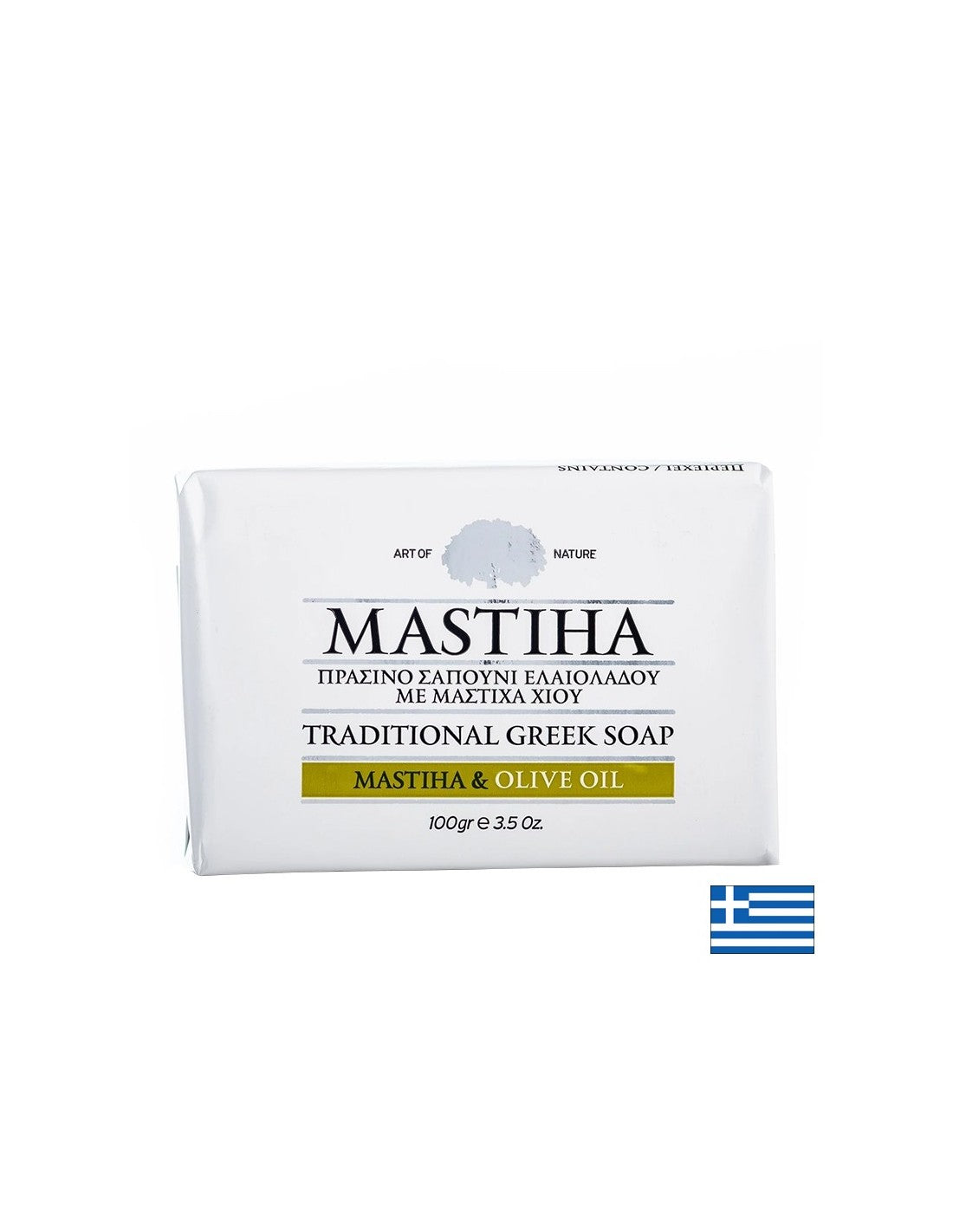 Παραδοσιακό ελληνικό σαπούνι με <tc>Mastiha</tc> και ελαιόλαδο, 100 γρ. <tc>Mastiha</tc>