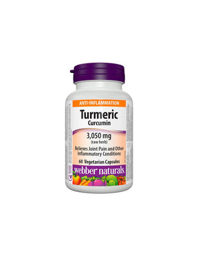 Turmeric Curcumin 600 mg x 60 capsules Webber Naturals - Nutra Best Europe