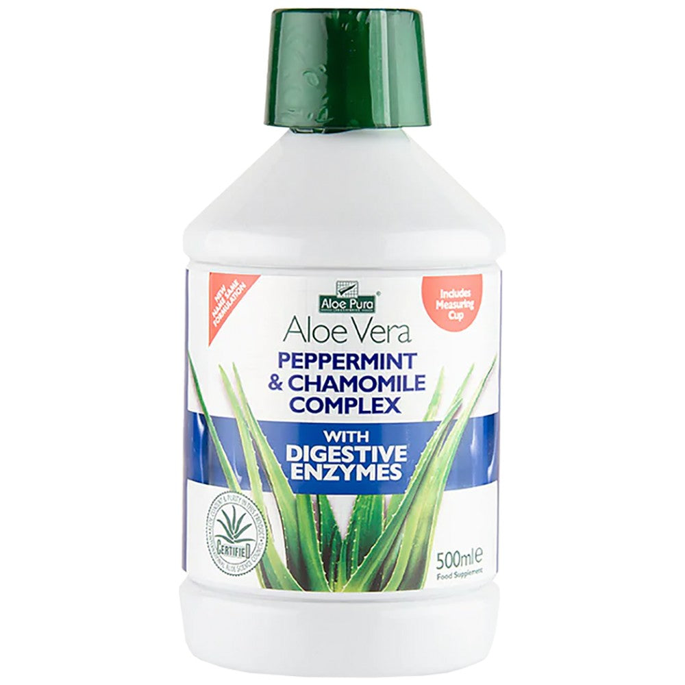 Χυμός αλόης βέρα με πεπτικά ένζυμα 500 mL