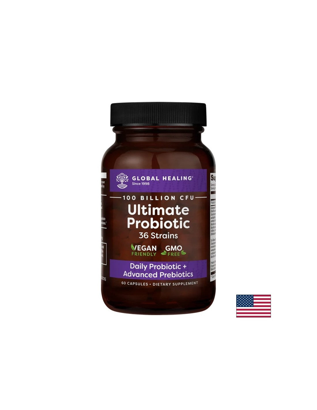 Ultimate Probiotic 100 δισεκατομμύρια ενεργά προβιοτικά, 36 στελέχη x 60 κάψουλες