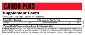 CARBO PLUS 500 grams - Nutra Best Europe