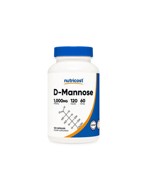 Urinary tract - D-Mannose, 500 mg x120 capsules - Nutra Best Europe