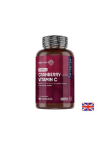 Υγεία ούρων - Cranberry 500 mg + βιταμίνη C 100 mg, 180 κάψουλες