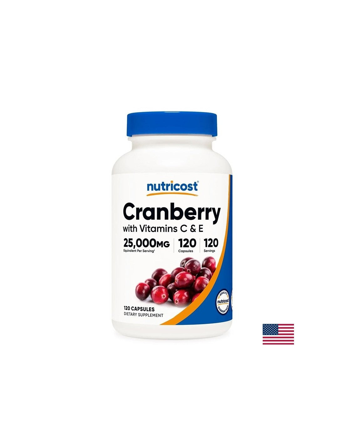 Υγεία ουροποιητικών - Cranberry 500 mg + βιταμίνη C και E, 120 κάψουλες