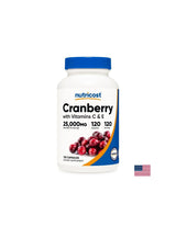 Υγεία ουροποιητικών - Cranberry 500 mg + βιταμίνη C και E, 120 κάψουλες