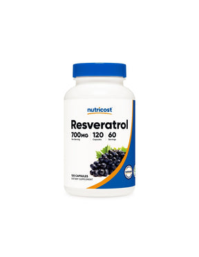 In support of the heart and blood vessels - Resveratrol, 120 capsules - Nutra Best Europe
