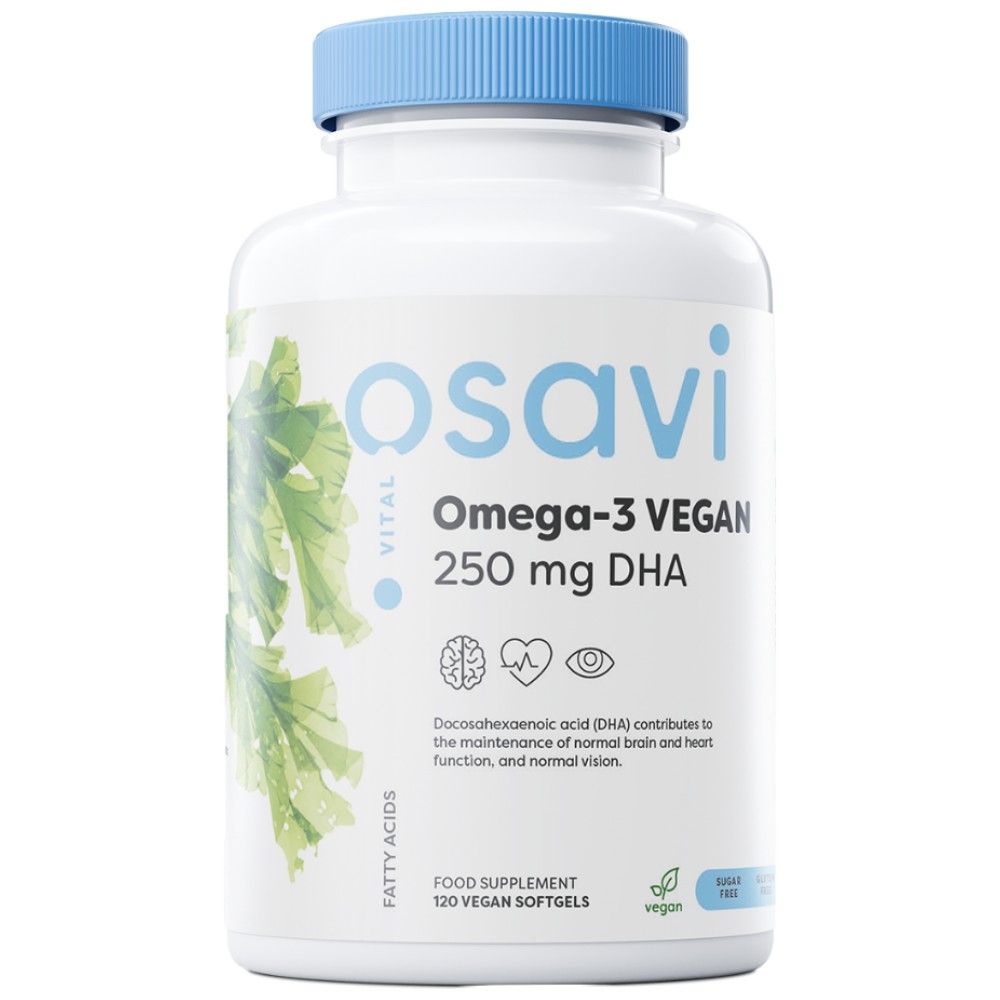 Ωμέγα-3 vegan | 250 mg DHA - 60 softgels