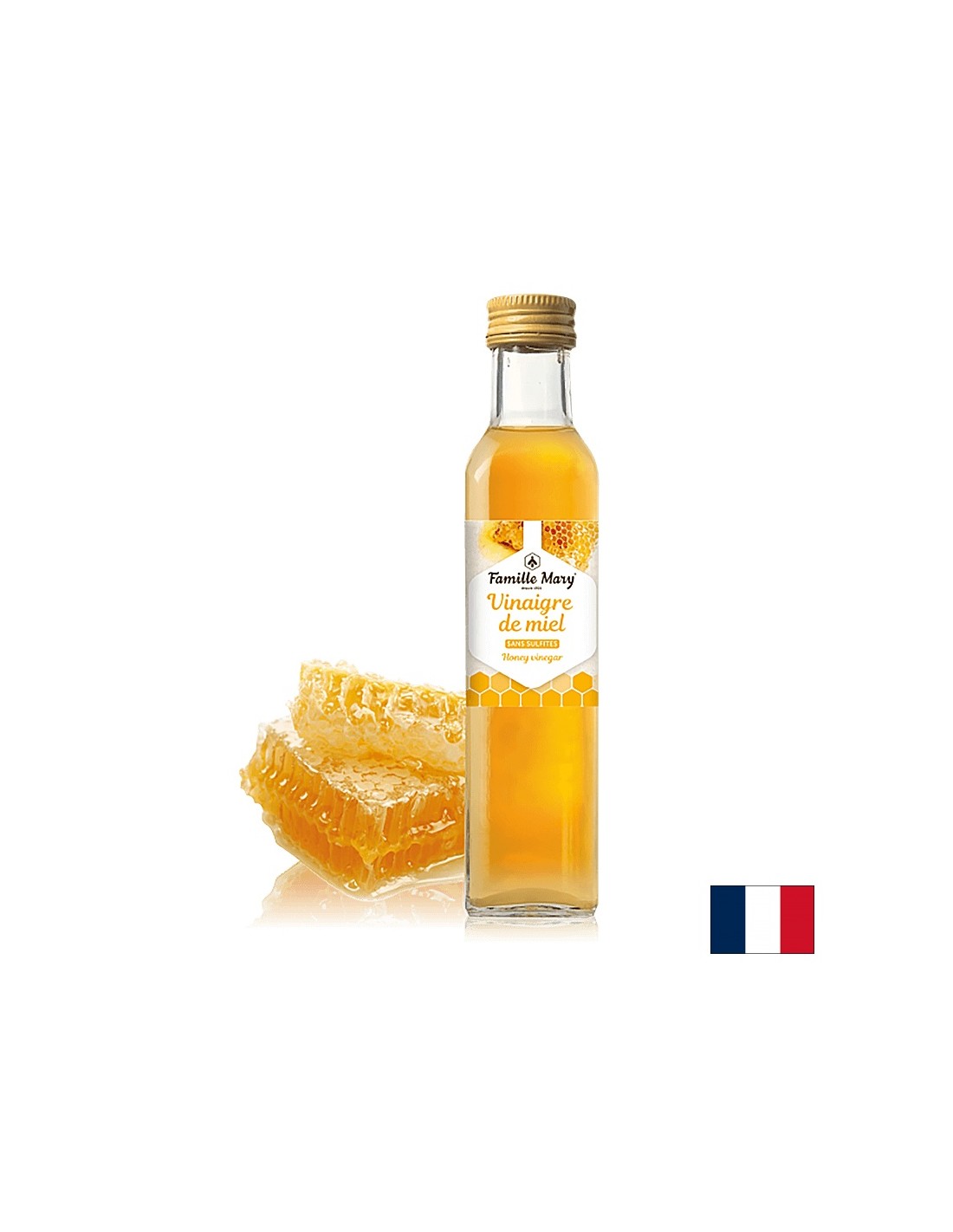 Ξύδι μελιού (χωρίς θειώδη) - Vinaigre de Miel, 250 ml