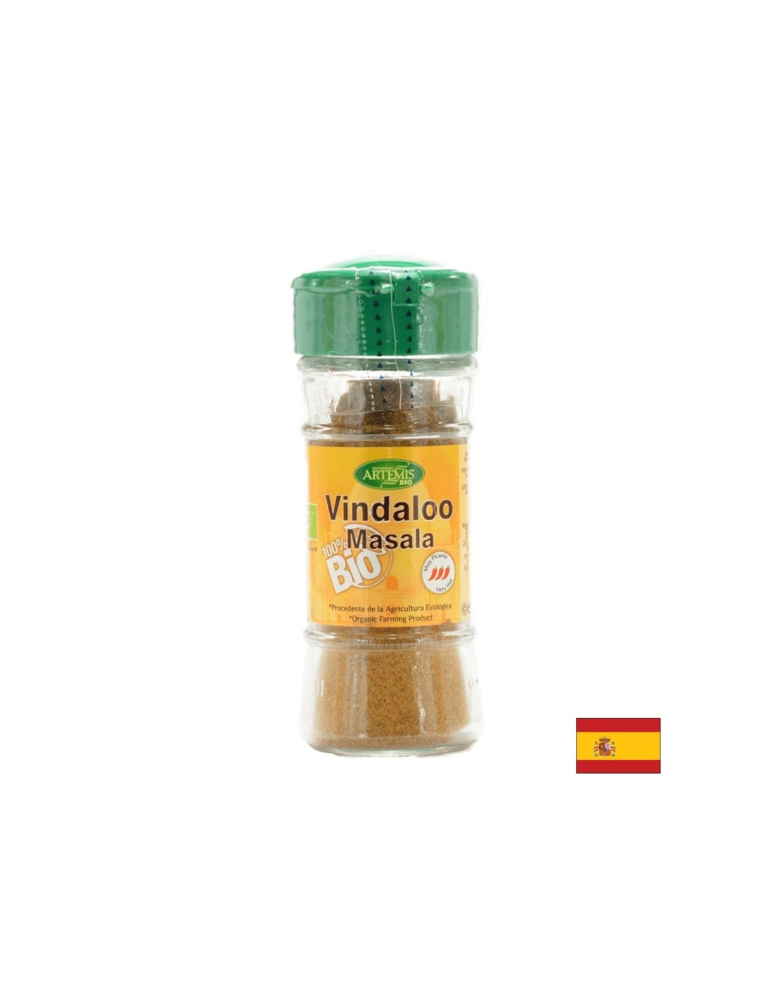Οργανικά μπαχαρικά - Ινδικό μείγμα Vindaloo Masala (Super Hot), 28G, Powder