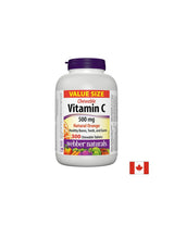 Βιταμίνη C 500 mg Μασώμενα δισκία - Βιταμίνη C 500 mg, 300 μασώμενα δισκία <tc>Webber Naturals</tc>