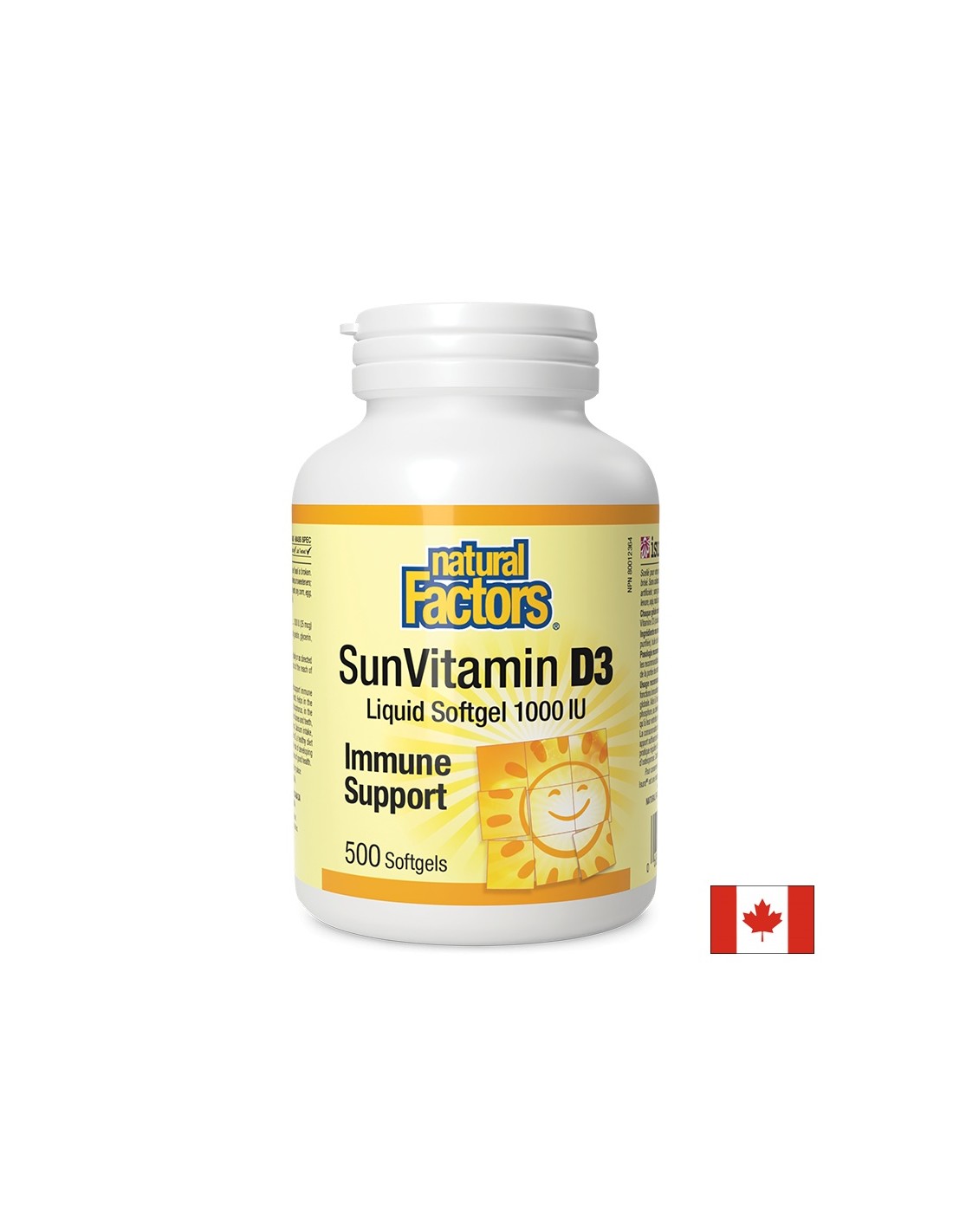 Sunvitamin D3 1000 IU - 500 κάψουλες γέλης