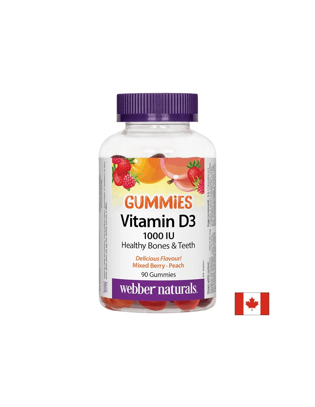 Βιταμίνη D3 Gummies/Vitamin D3, 1000 IU, 90 Jelly Tablets