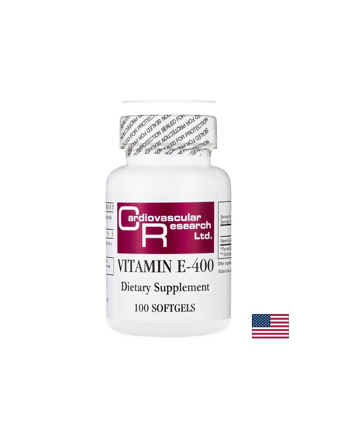 Βιταμίνη Ε-400-Βιταμίνη Ε-400 360 mg, 100 καψάκια softgel οικολογικά τύπους
