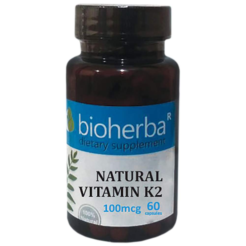 Φυσική βιταμίνη Κ2 100 mcg - 60 κάψουλες