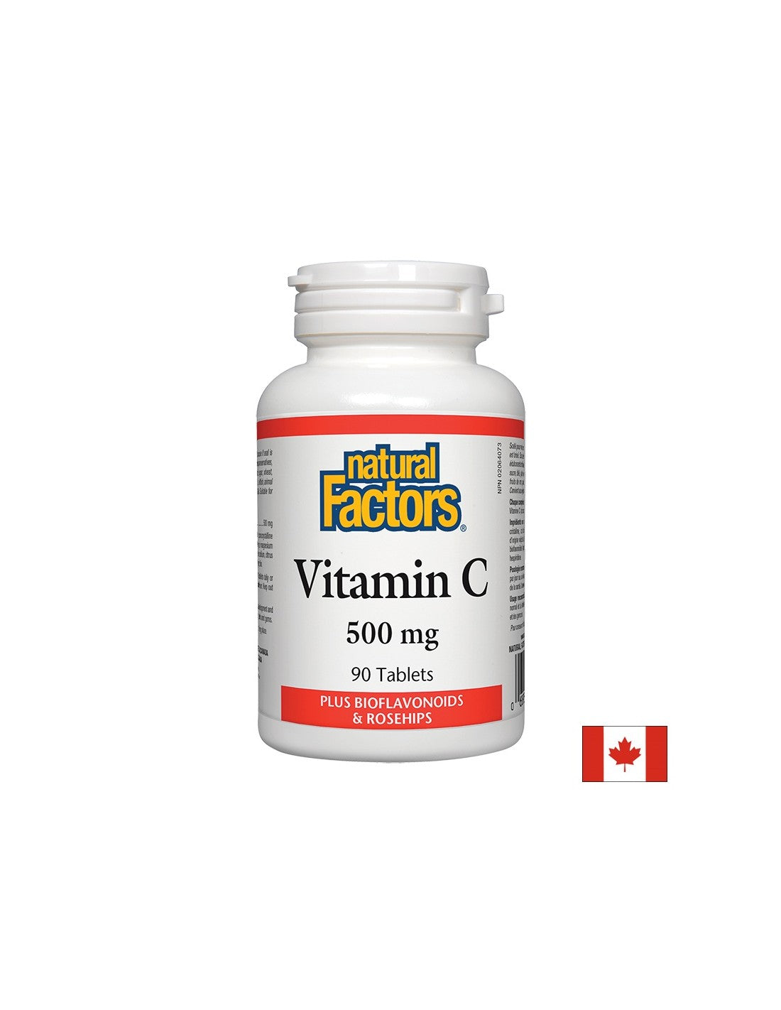 Βιταμίνη C 500 mg + τριαντάφυλλα - 90 δισκία