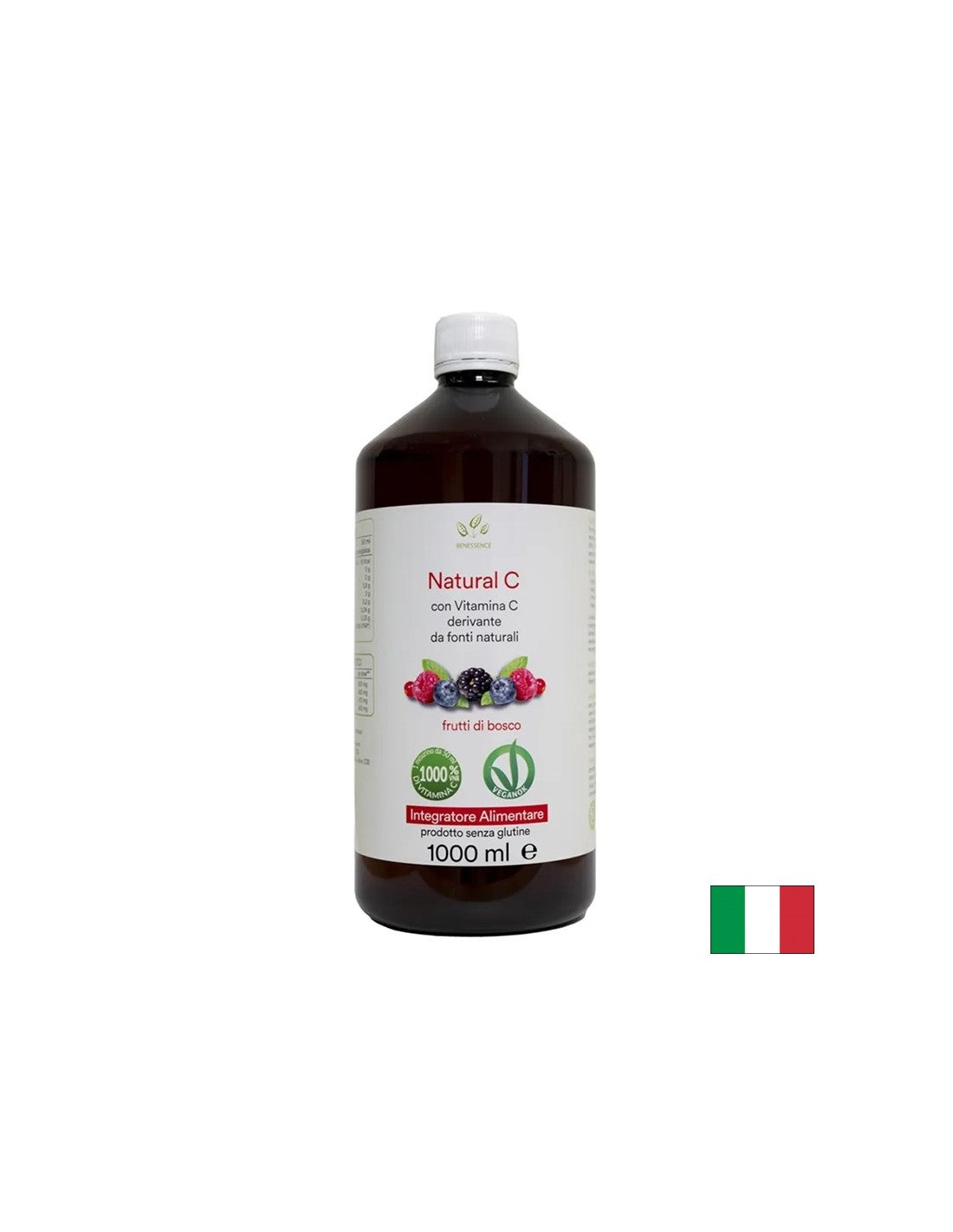 Χυμός μούρων + Acerola και Rosehip (φυσικό Vit. C) - ανοσία και ενέργεια, 1 λίτρο, 20 δόσεις