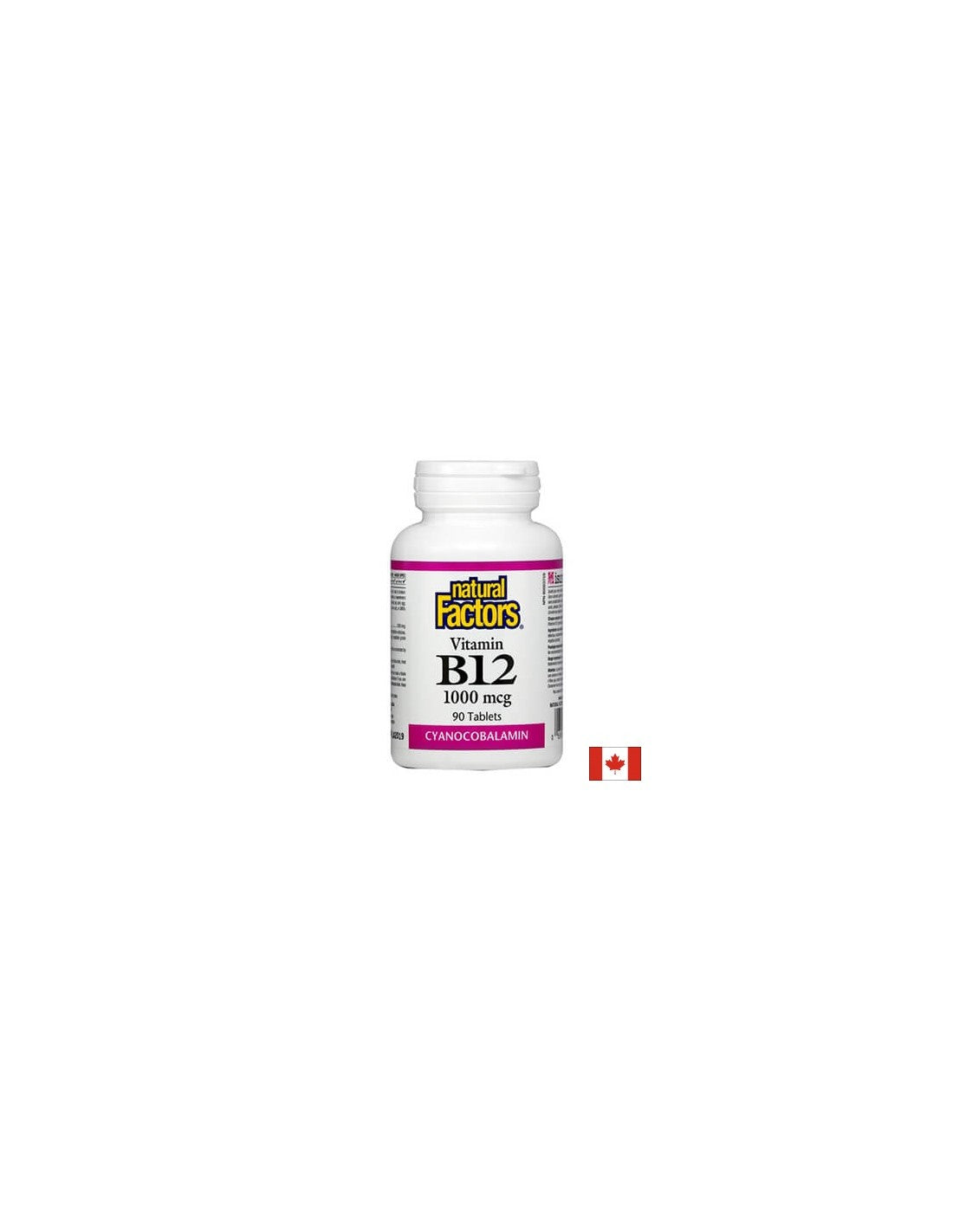 Βιταμίνη Β12 κυανοκοβαλαμίνη 1000 mcg - 90 δισκία