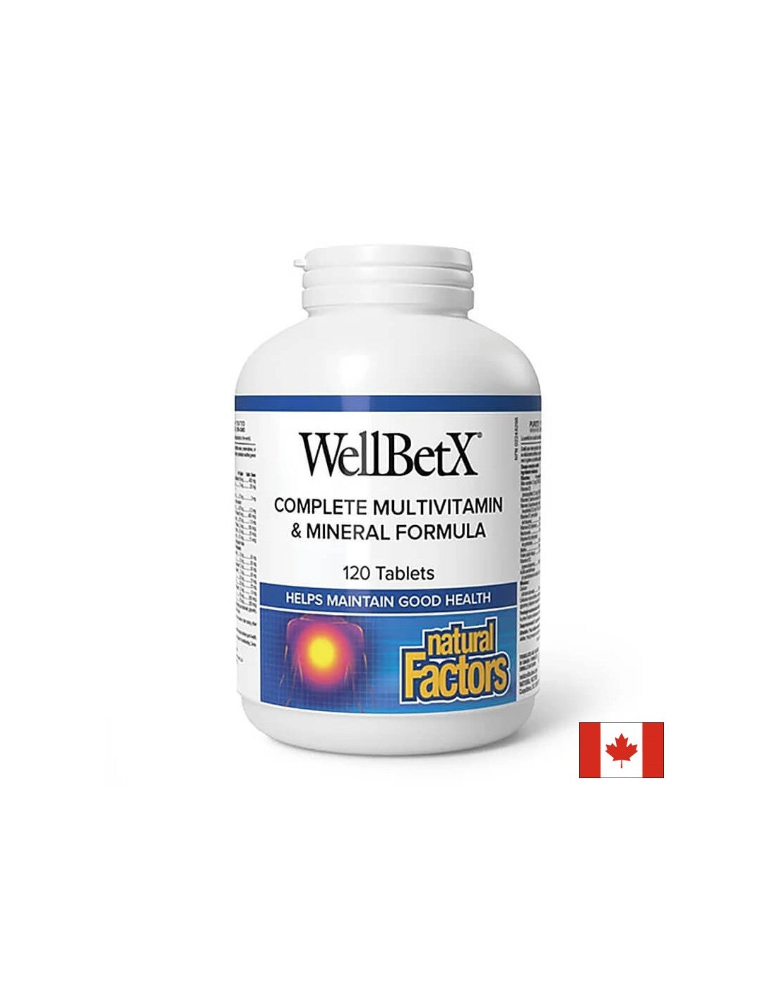 WellBetX® Πλήρης Διαβητική/Πολυβιταμίνες για διαβητικούς x 120 δισκία <tc>Natural Factors</tc>