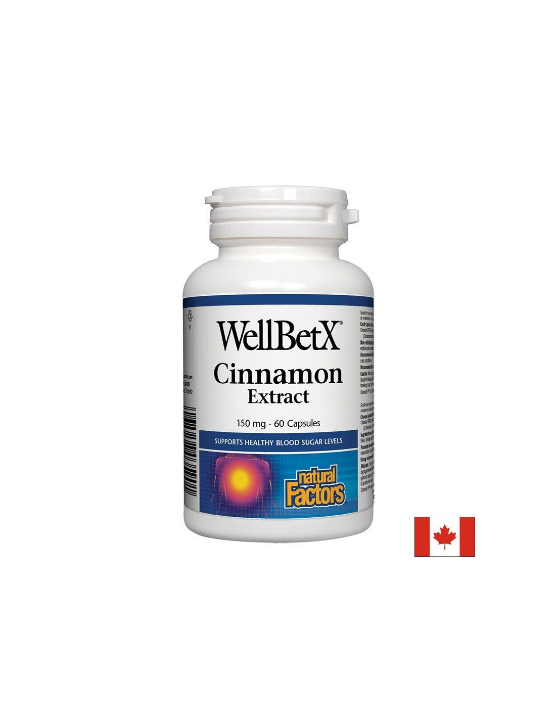 Εκχύλισμα κανέλας WellBetx® 150 mg - 60 κάψουλες