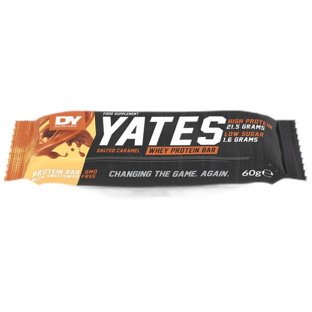 Yates Whey Protein Bar | Χωρίς ζάχαρη - 60 γραμμάρια